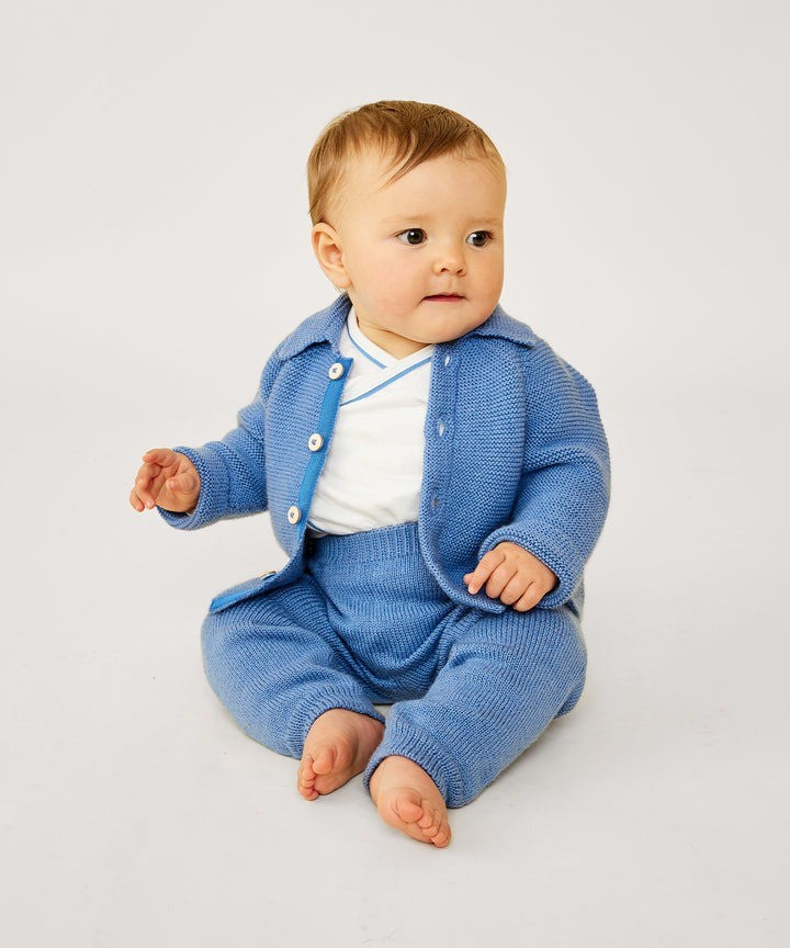 Crossbody One-Piece, Blue Piping|9450