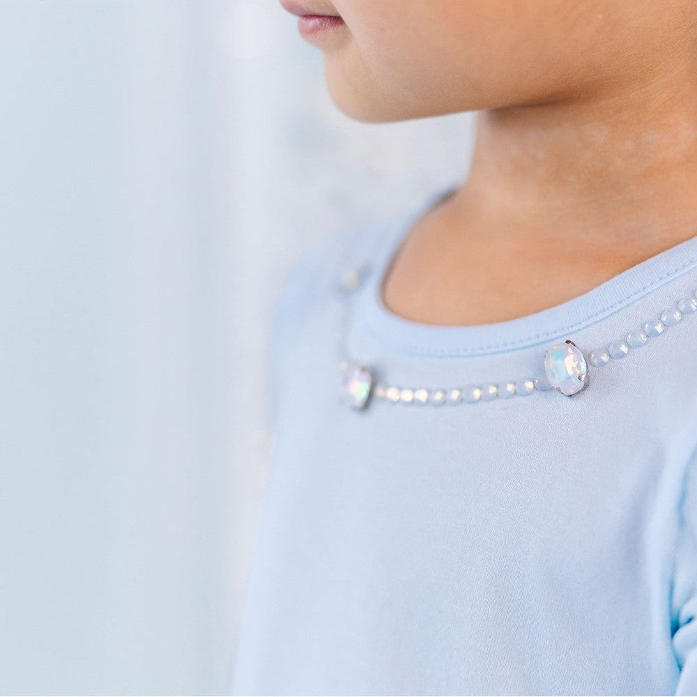 Glitter Snowflake Long Sleeve Tutu Dress|13523