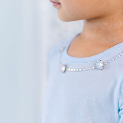 Glitter Snowflake Long Sleeve Tutu Dress|13523