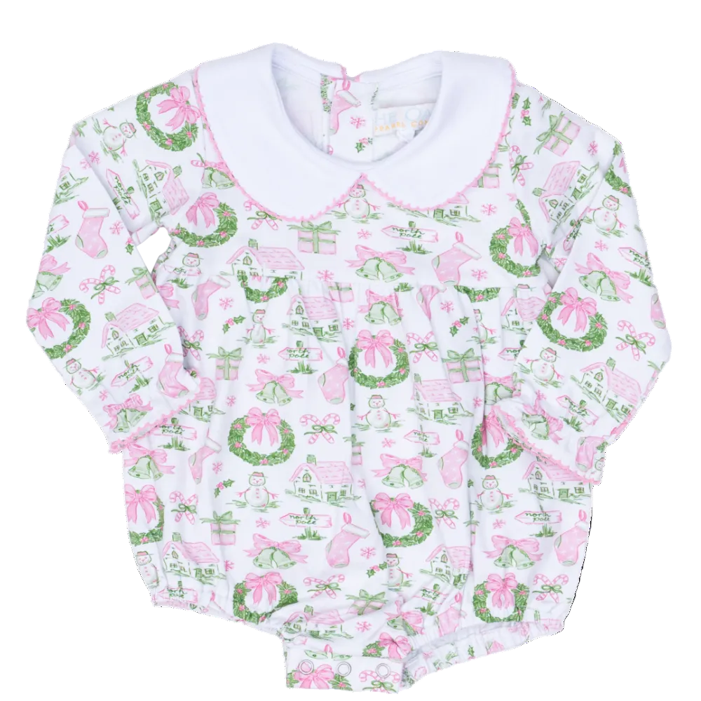 Mary Mills Pink Holiday Toile Bubble