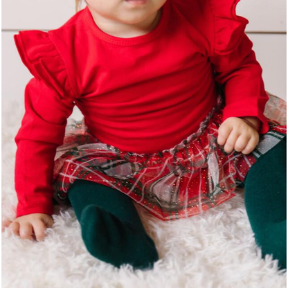 Christmas Plaid Tutu Bodysuit|2992