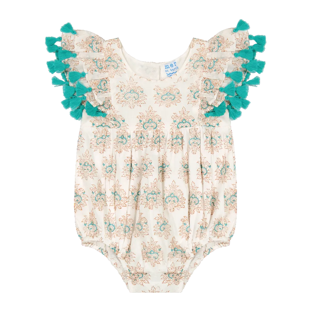 Anna Romper- Ocean Aqua Rhapsody|11746