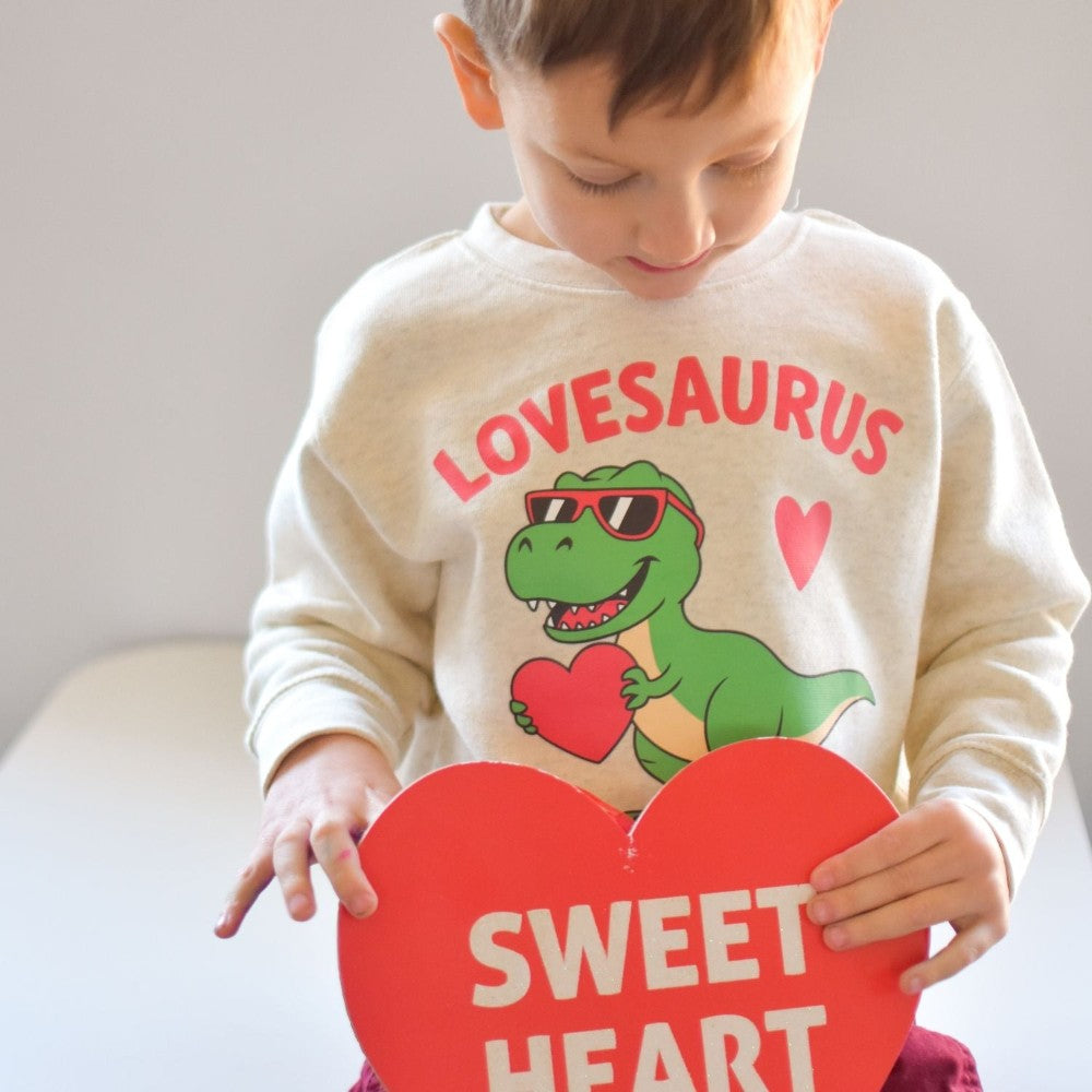 Lovesaurus Valentine's Day Sweatshirt|10645