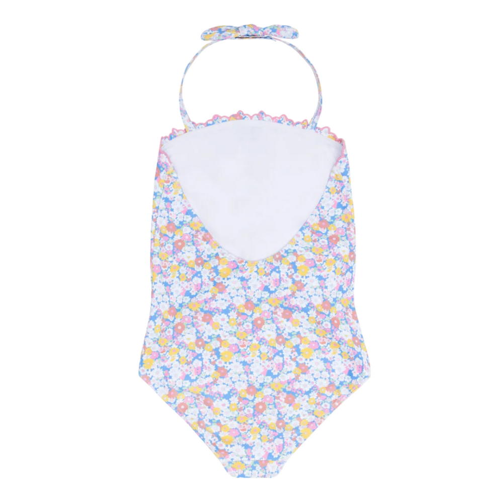 Girls jasmine blossom halter one piece|11380