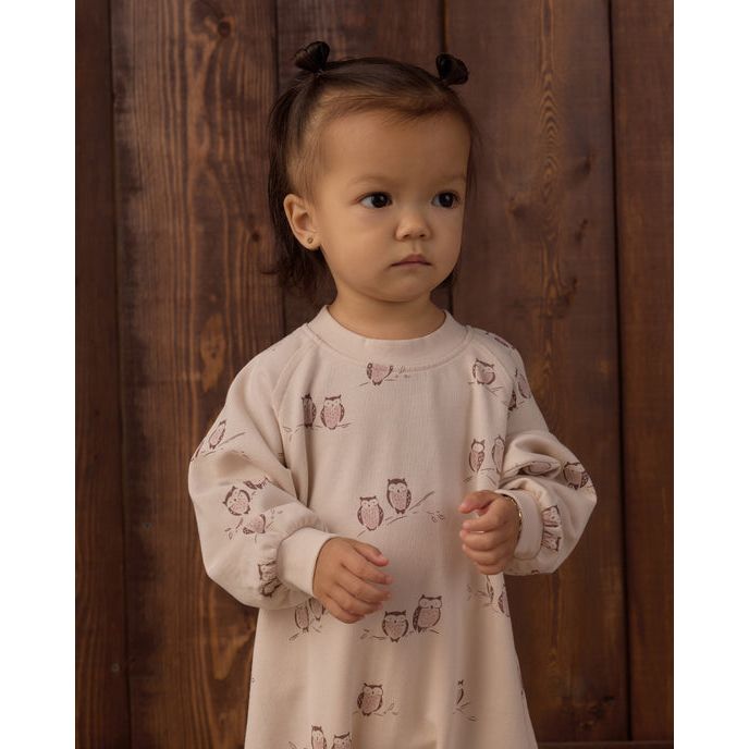 Raglan Jumpsuit Owls