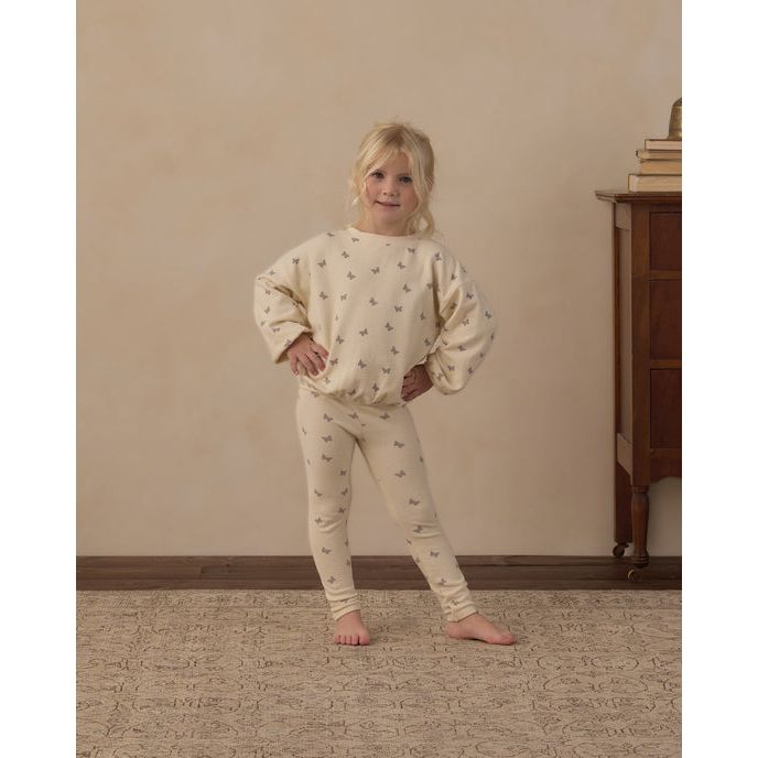 Spongey Knit Set Butterfly Ditsy