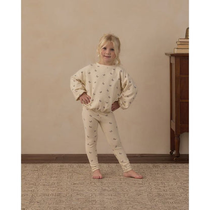 Spongey Knit Set Butterfly Ditsy