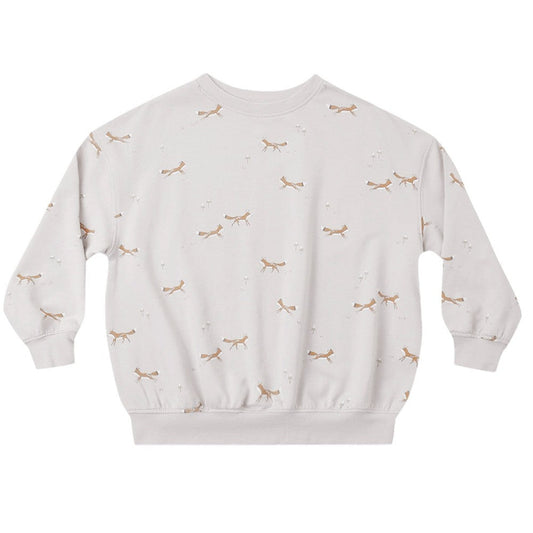 Relaxed Sweatshirt Foxes|11890