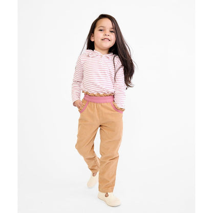 Hen T-Shirt, Rose Mini Stripe|9010