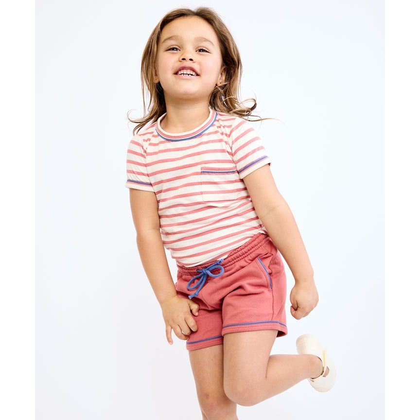 Willie T-Shirt, Nautical Red Stripe|6813