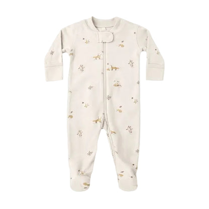 Zip Long Sleeve Sleeper Footie - Fox Land|12381