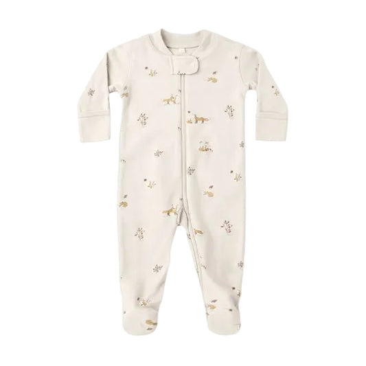 Zip Long Sleeve Sleeper Footie - Fox Land|12381
