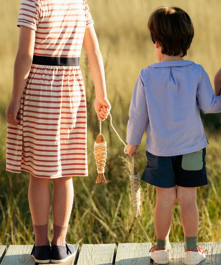 Bingo Baby Short, Cool Color Block|6796