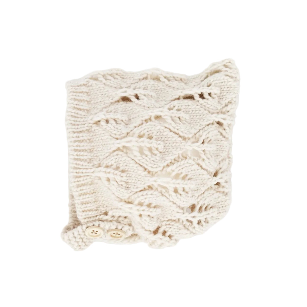 Leaf Lace Bonnet- Natural