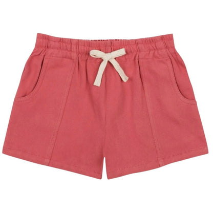 Boys Poppy Red stretch twill short|8617