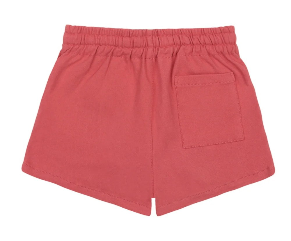 Boys Poppy Red stretch twill short|8613