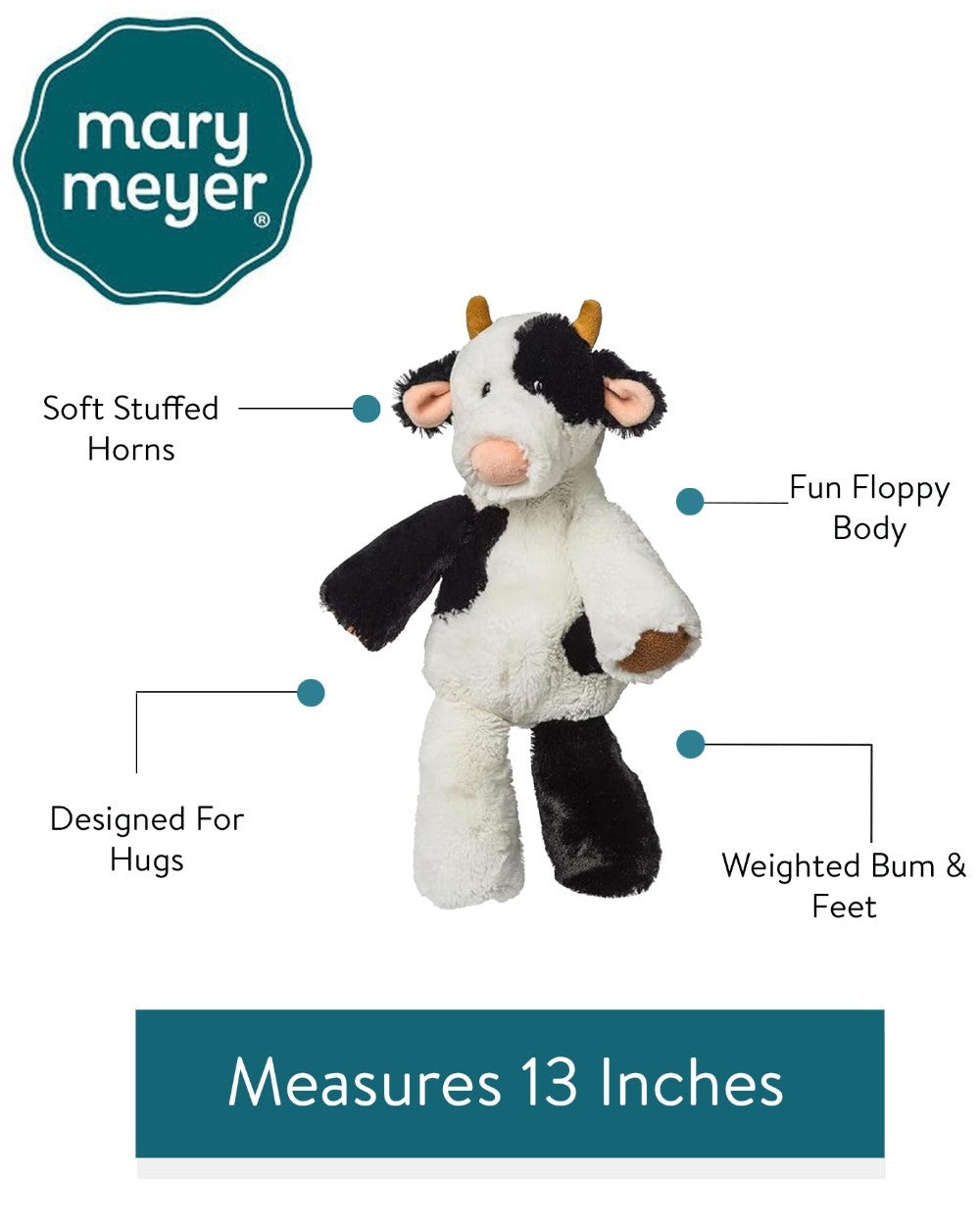 Marshmallow Clyde Cow|12116
