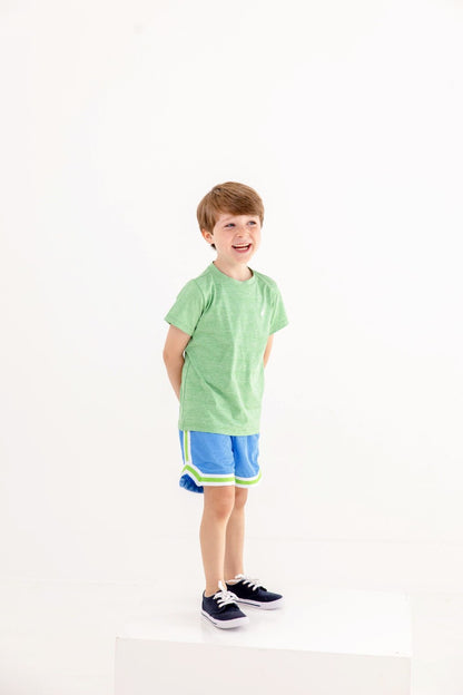 Prepletic™ Carter Crewneck - Grafton Green/Worth Ave White|11696