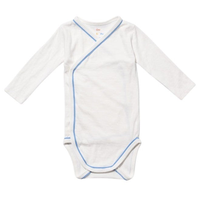 Crossbody One-Piece, Blue Piping|9445