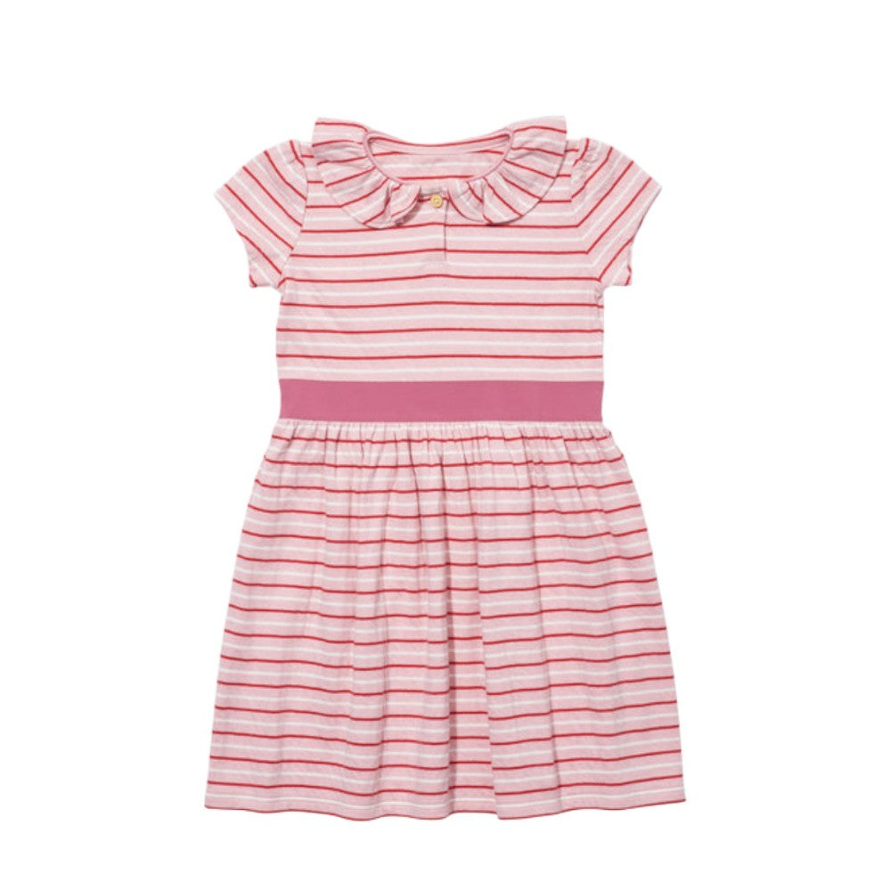 Allegra Dress, Petal Mini Stripe|10679