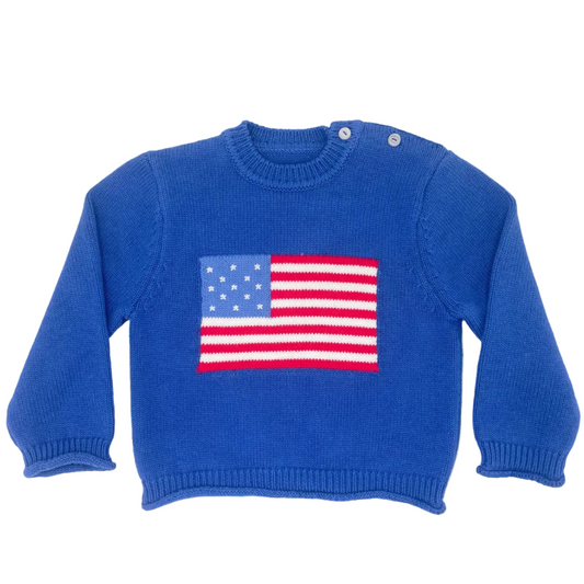 American Flag Knit Sweater|9635