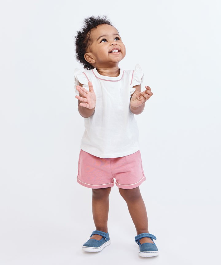 Bailey Baby Short, Rose|6766