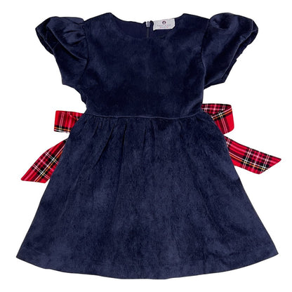 Elyse Dress with Royal Stewart Tartan|10021