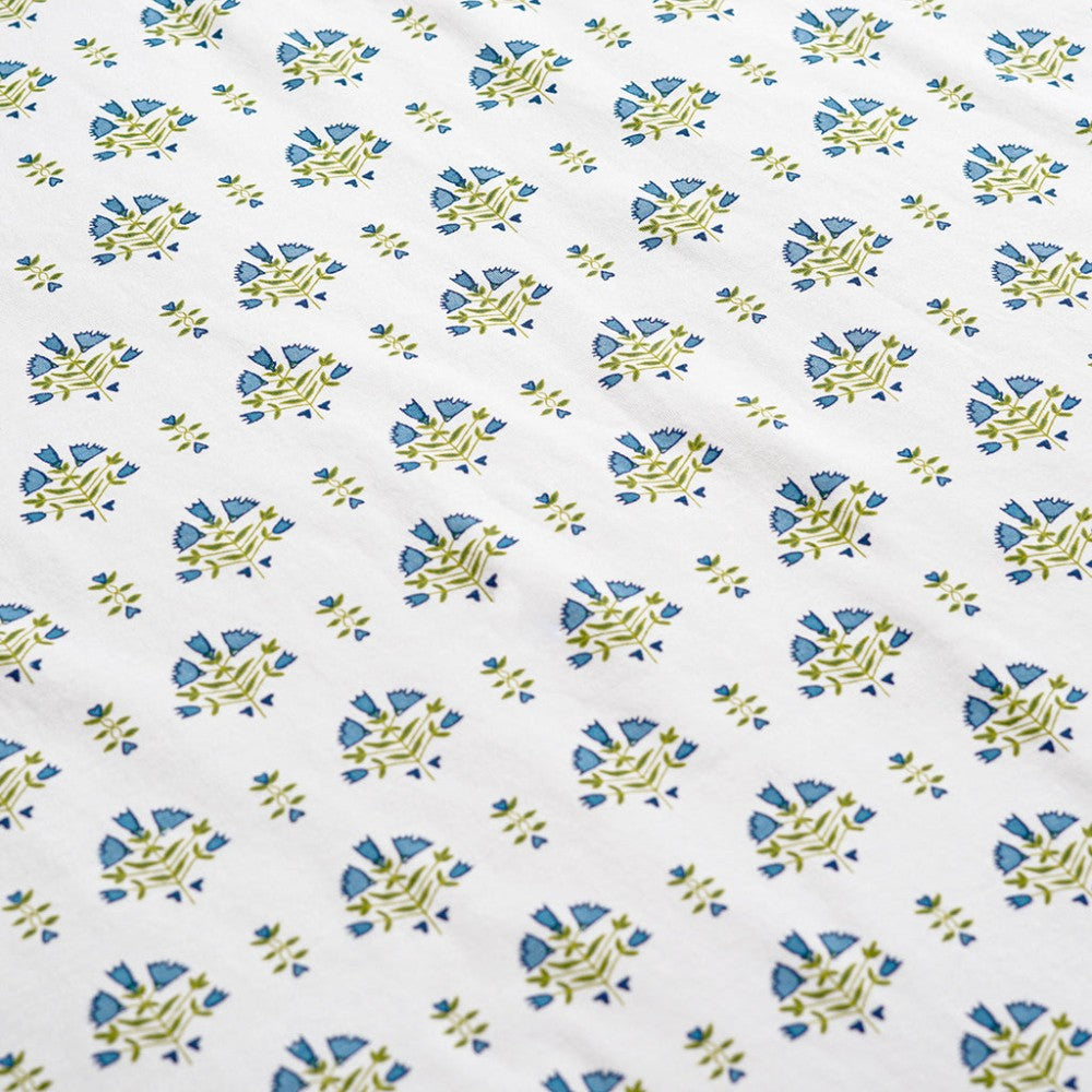 Posy Floral Block Print Two PC Kids Henley Pajamas|7398