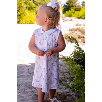 Girls Pink Lemonade Dress|11114