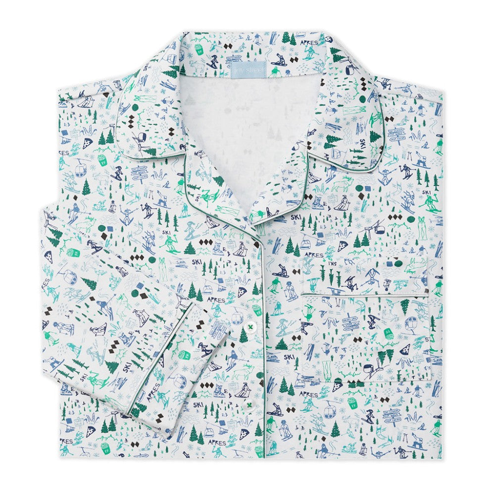 Après Ski Women’s Button Front Pajama Set|10552