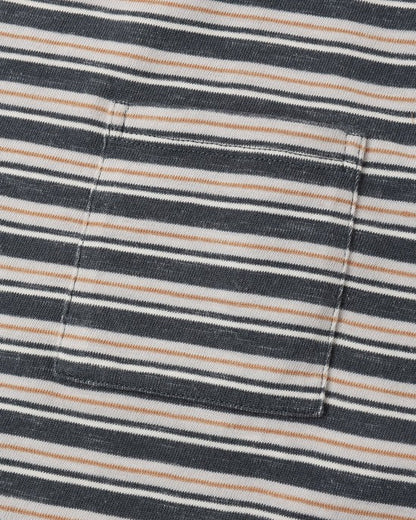 Relaxed Long Sleeve Tee Blue Stripe|12069