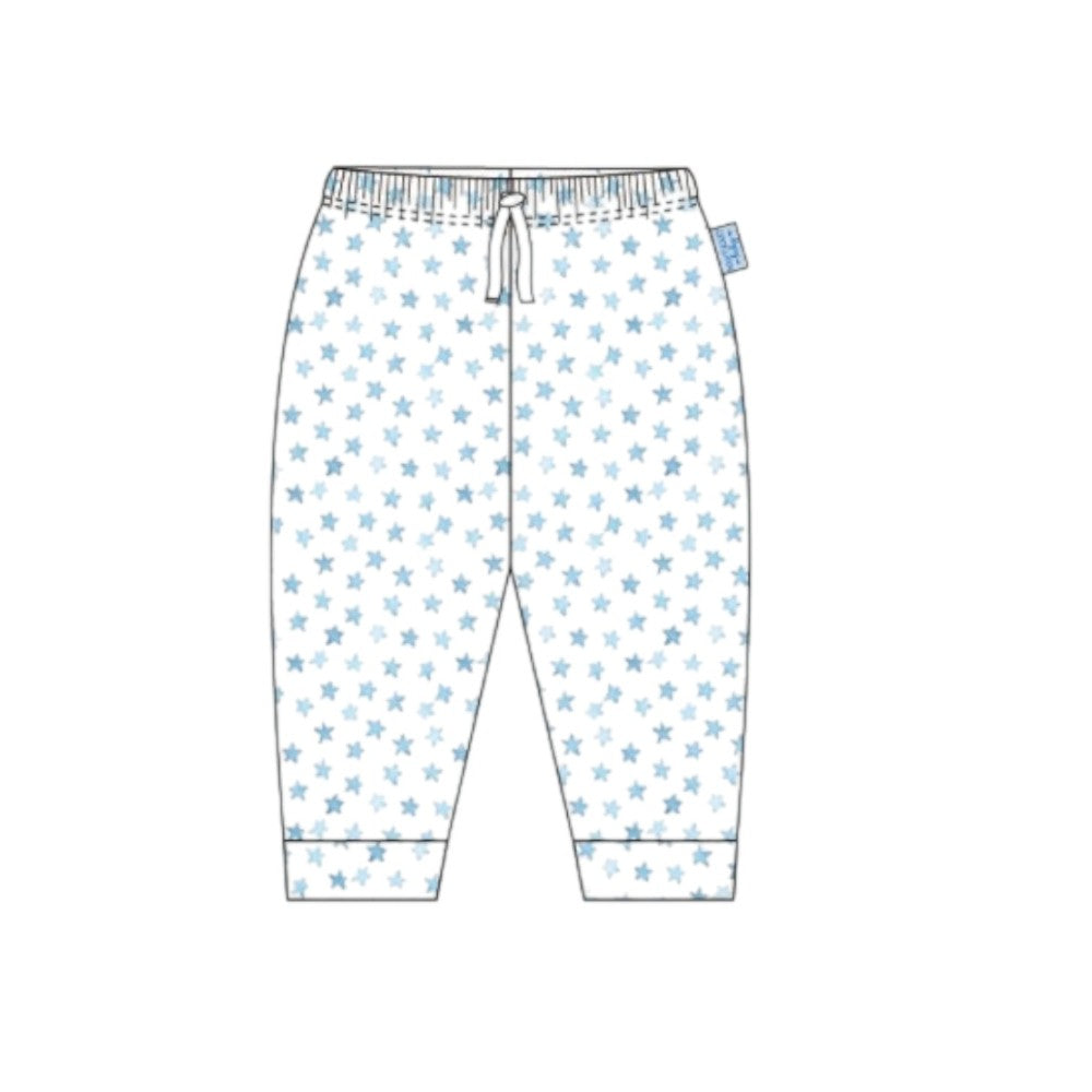 Little Stars Essentials Pima Joggers-Ocean Blue|13194
