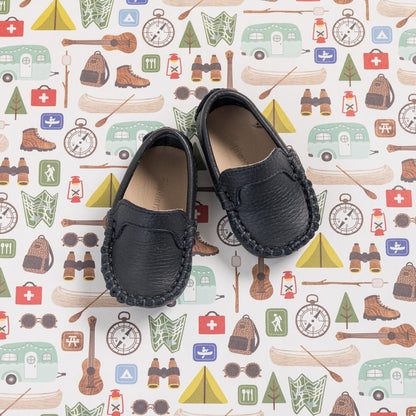 Moccasin Navy Baby Shoes|10730