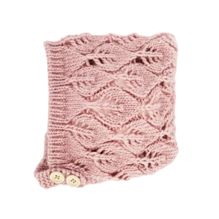 Leaf Lace Bonnet- Rosey