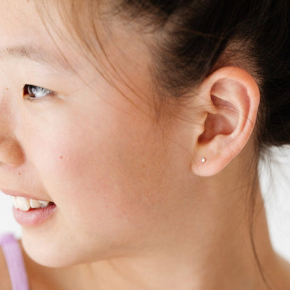 Mini Diamond Earrings|11078