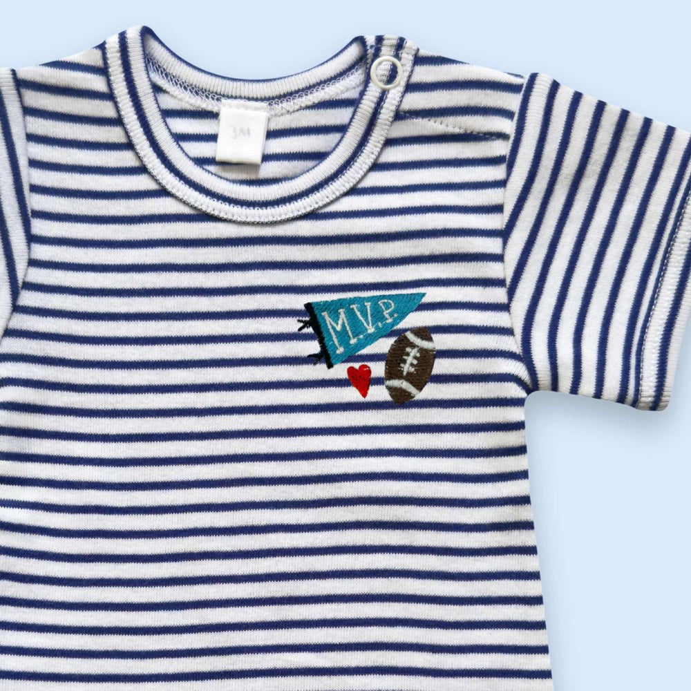 Football MVP Embroidered Onesie|12872