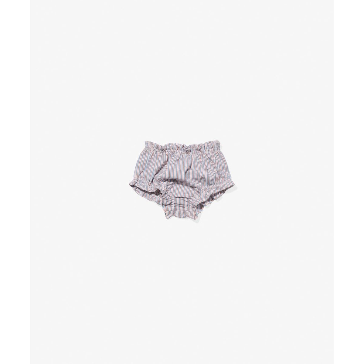 Hannah Baby Dress, Indigo Linen Stripe|9004