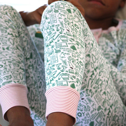 North Pole Kids Henley Pajamas|10318