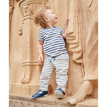 Chris Baby Jogger, Navy French Stripe|9527