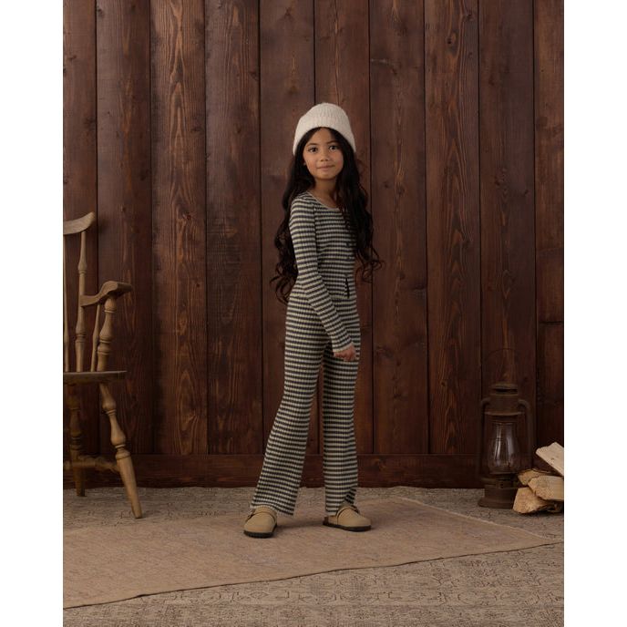 Long Sleeve Knit Tee Midnight Stripe