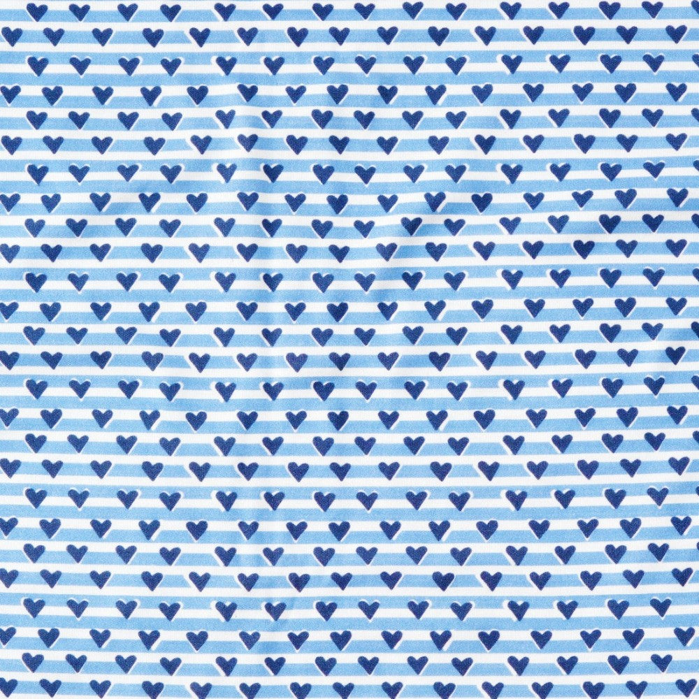 Sailor Hearts Two Piece Kids Pajamas Blue|8851