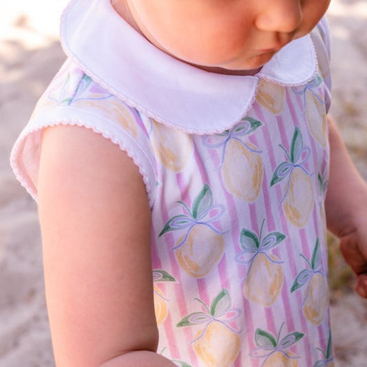 Girls Pink Lemonade Dress|11115