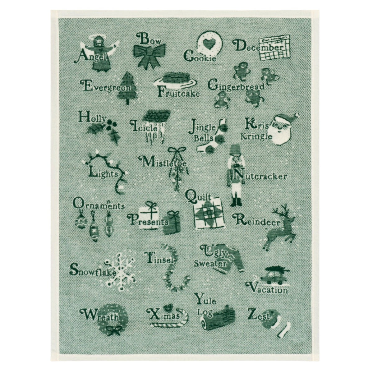 ABC's of Christmas Mini Blanket