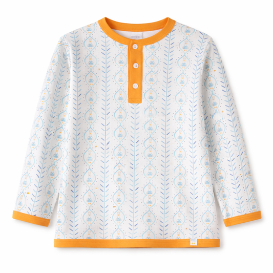Henley Long Sleeve-Saylor Seagull