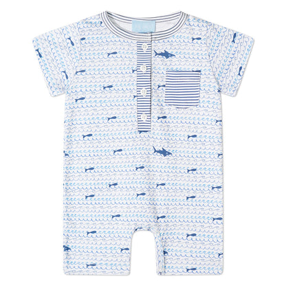 Sharks Shortie Romper
