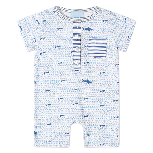 Sharks Shortie Romper