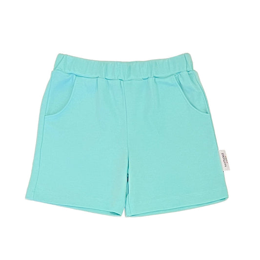 Essentials Pima Pull On Shorts-Lagoon