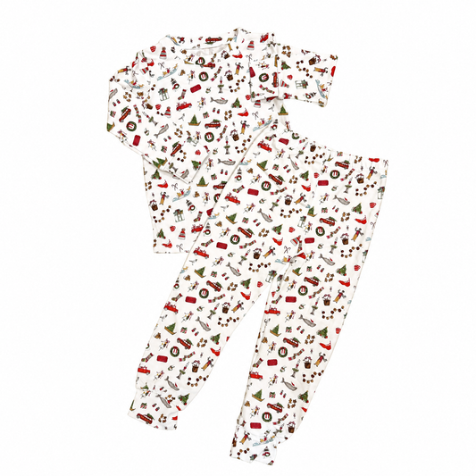 "Nantucket Stroll" Kids Pajama Set by Tori Samuel