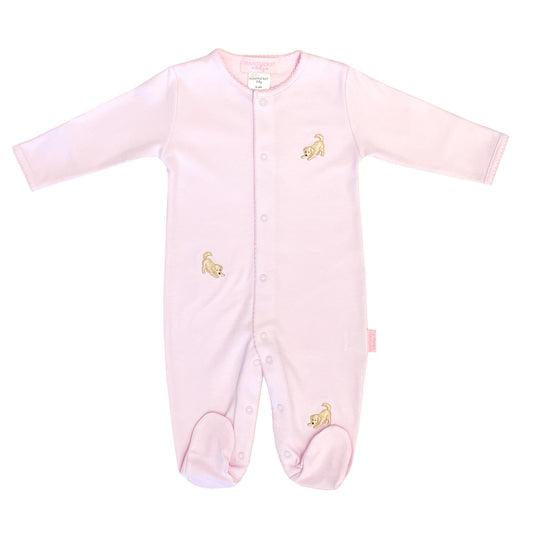 Goldie The Retriever  Footed Romper