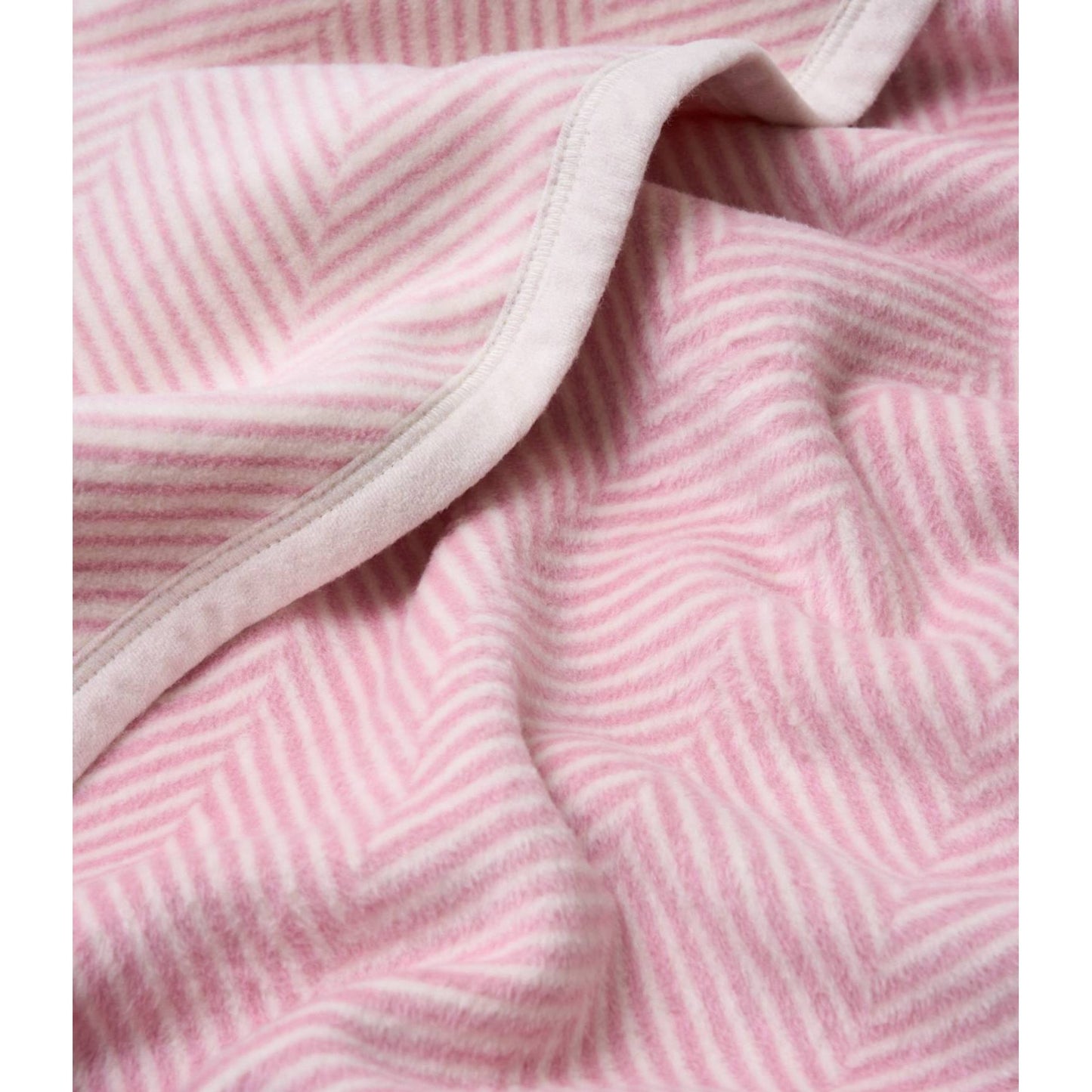 Harborview Herringbone Blush Blanket